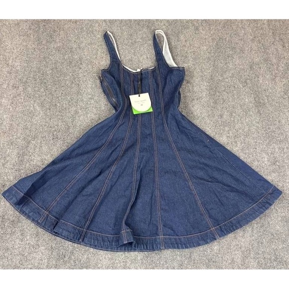 kate spade new york Dresses & Skirts - NWT Kate Spade Size 4 Denim Seamed Mini Dress x Target New Women's
